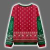 Jesus Heals Red Christian Ugly Christmas Sweater 3