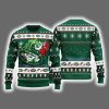 Jets Grnch Hand Ugly Christmas Sweater