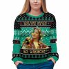 John Bender Does Barry Manilow Know That You Raid His Wardrobe Christmas Ugly Sweater 3