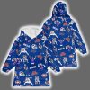 Josh Allen 17 Bills Hard Knocks Full Patterns Unisex Blanket Hoodie