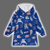Josh Allen 17 Bills Mafia Full Patterns Unisex Blanket Hoodie 2