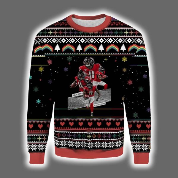 Julio Jones Falcons Ugly Christmas Sweater