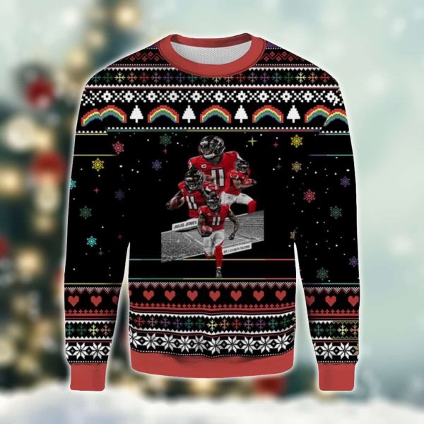 Julio Jones Falcons Ugly Christmas Sweater 2