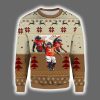 Justin Simmons Broncos Ugly Christmas Sweater