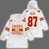 Kansas City Football Kelce 87 Unisex Blanket Hoodie