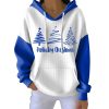 Kentucky Christmas Tree Pit Striped Hoodie