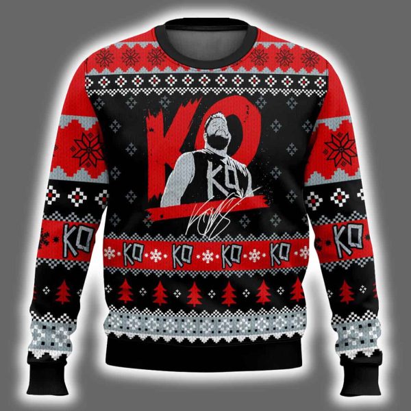 Kevin Owens KO Ugly Christmas Sweater 2