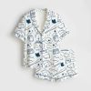 Let's Go Jays Baseball World Series Satin Pajama Set