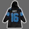 Lions All Grit Jared Goff 16 Blanket Hoodie 3