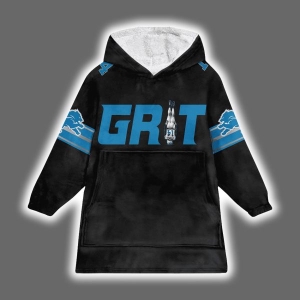 Lions Grit St Brown 14 Blanket Hoodie 2