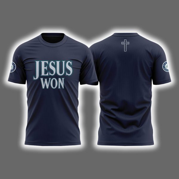 Logan Gilbert Mariners Jesus Won Shirt