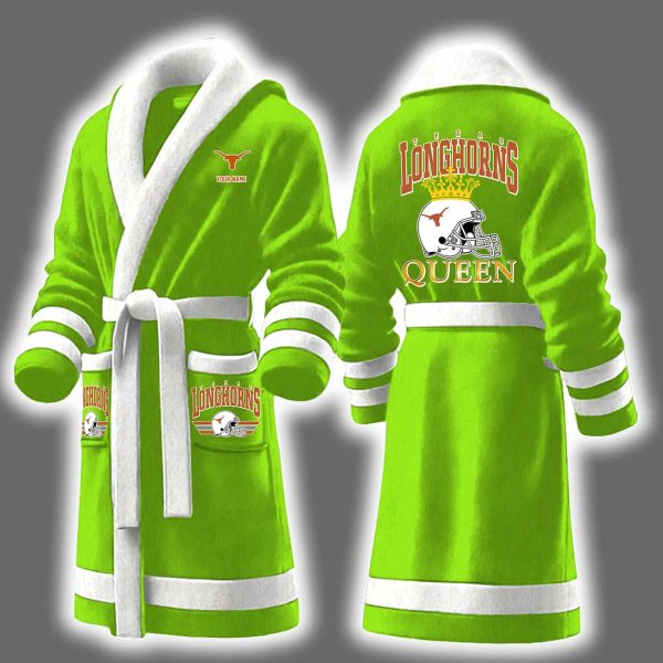 Longhorns Queen Personalized Bathrobe 2