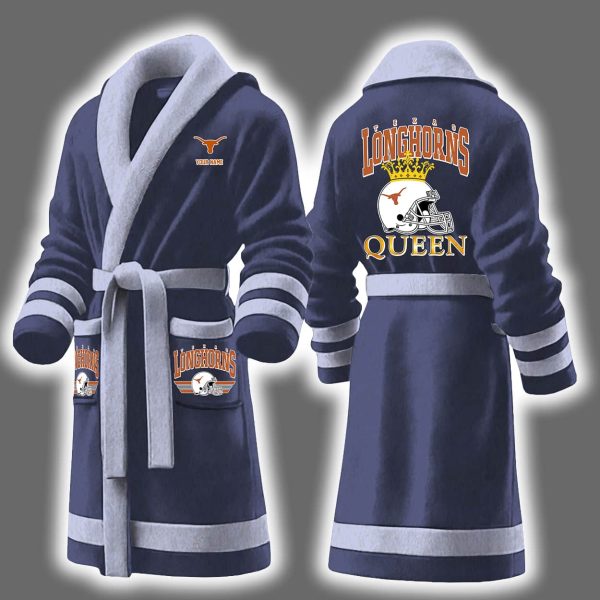 Longhorns Queen Personalized Bathrobe 3
