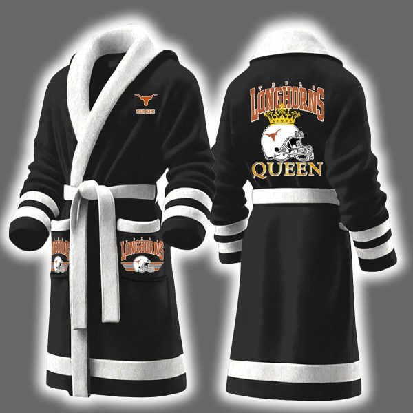 Longhorns Queen Personalized Bathrobe 5