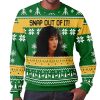 Loretta Castorini Snap Out Of It Christmas Ugly Sweater 2