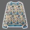 Many Cats Are Watching You Ugly Christmas Sweater 3