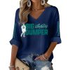 Mariners Big Dumper Print Waffle Long Sleeve T Shirt 3