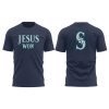 Mariners Jesus Won Two-Sided Shirt