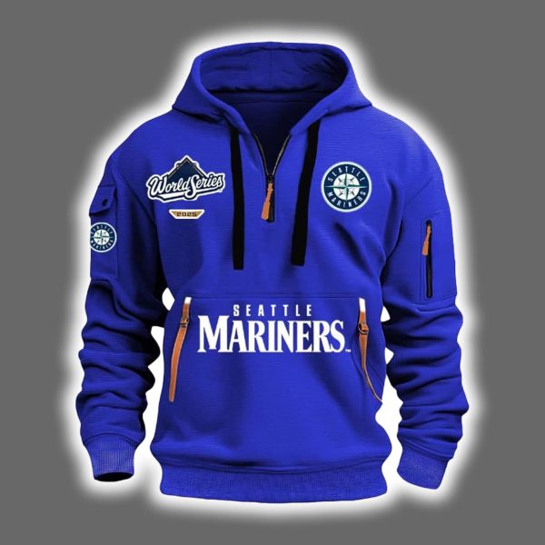 Mariners World Series 2025 Quarter Zip Hoodie
