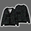 Math Function Curve Christmas Cardigan 2