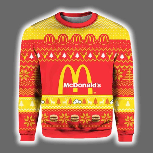 McDonalds Ugly Christmas Sweater 2