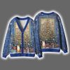 Meowy Christmas Wonderland Christmas Cardigan