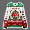 Merry Christmas Wreath Ugly Christmas Sweater