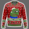 Merry Pepe mas Pepe The Frog Ugly Christmas Sweater 2