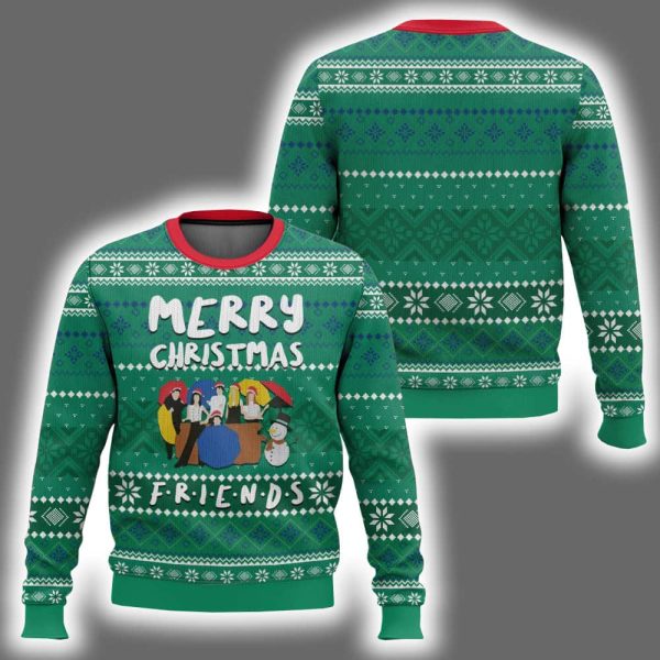 Merry Xmas Friends Ugly Christmas Sweater
