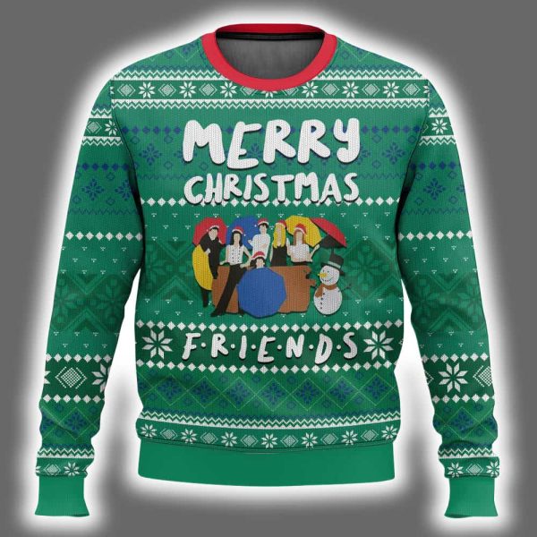 Merry Xmas Friends Ugly Christmas Sweater 2