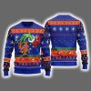 Mets Grnch Hand Ugly Christmas Sweater