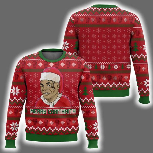 Mike Tyson Merry Chrithmith Ugly Christmas Sweater