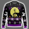 Moonlight Jack Skellington Ugly Christmas Sweater 2
