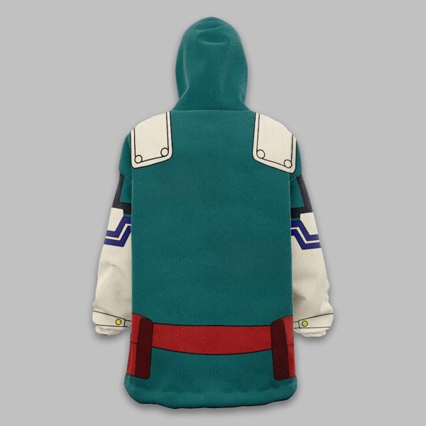 My Hero Academia Izuku Midoriya Deku Snug Oversized Blanket Hoodie1