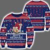NY Giants Merry Kissmyass Santa Claus Ugly Christmas Sweater