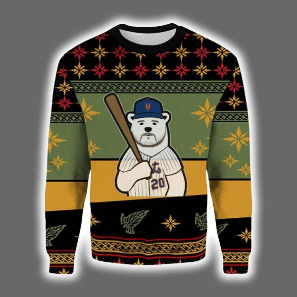 NY Mets Pete Alonso Ugly Christmas Sweater