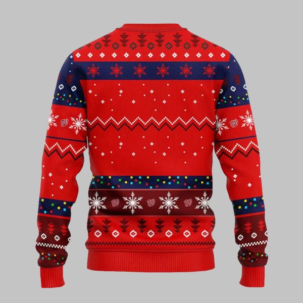 Nationals HoHoHo Mickey Christmas Ugly Sweater1