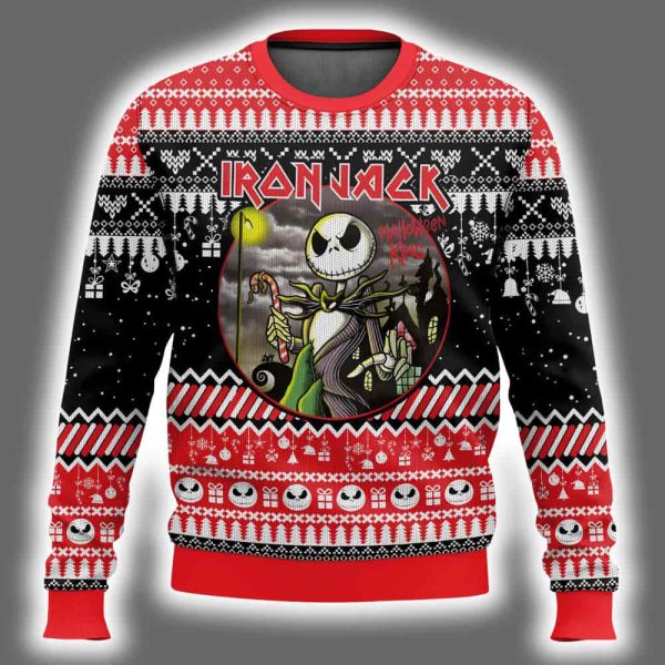 Nightmare Before Christmas Iron Jack Ugly Christmas Sweater 2
