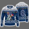 Nittany Lions Football HO HO HO Ugly Christmas Sweater