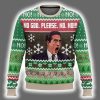 No God Please No Michael Scott The Office Ugly Christmas Sweater 2
