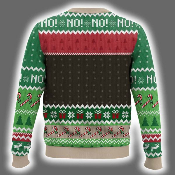 No God Please No Michael Scott The Office Ugly Christmas Sweater 3