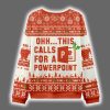 Ohh This Calls For A Powerpoint Ugly Christmas Sweater 2