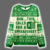 Ohh This Calls For A Spreadsheet Ugly Christmas Sweater