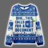 Ohh This Calls for a Document Ugly Christmas Sweater