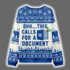 Ohh This Calls for a Document Ugly Christmas Sweater 2