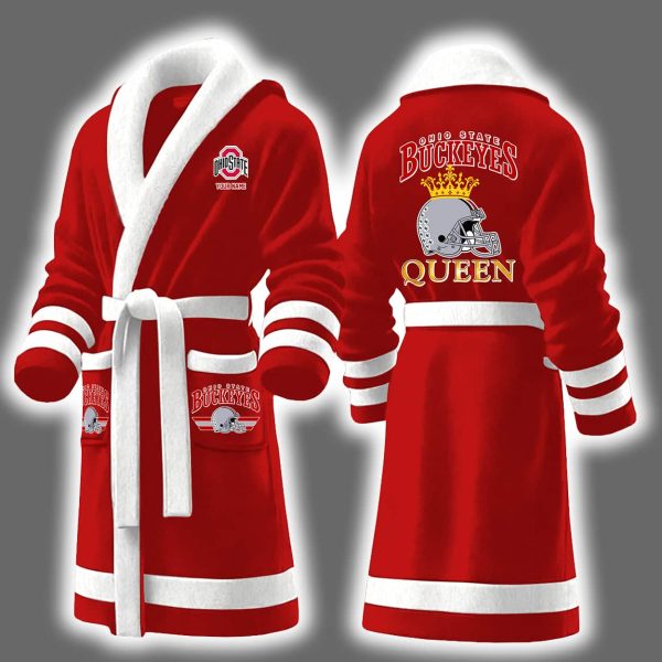 Ohio State Queen Personalized Bathrobe