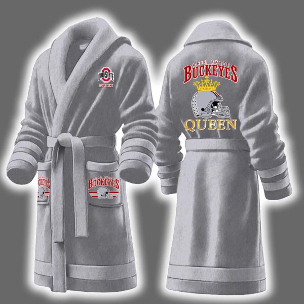 Ohio State Queen Personalized Bathrobe 7