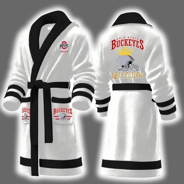 Ohio State Queen Personalized Bathrobe 8