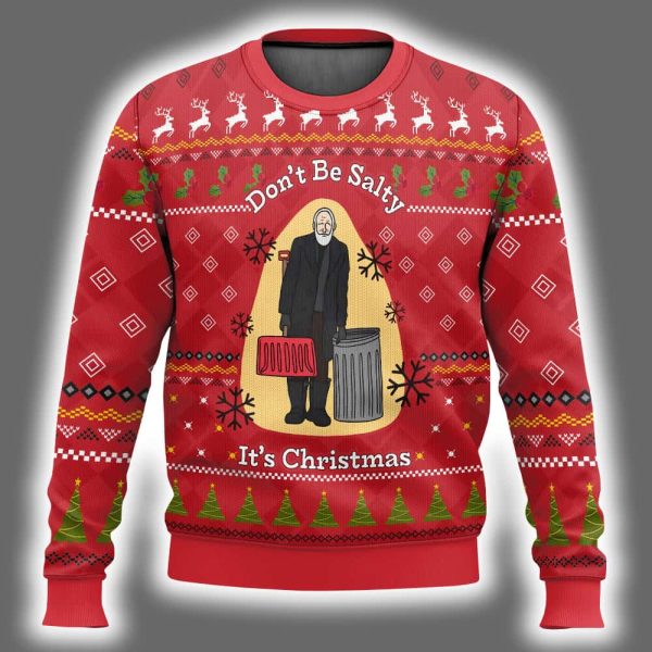 Old Man Marley Home Alone Ugly Christmas Sweater 2