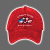 On Fridays We Wear Red Print Baseball Cap